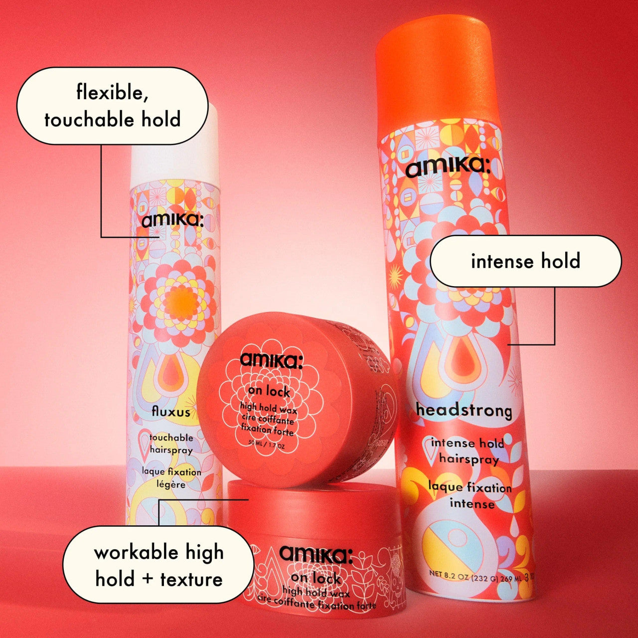 Amika On Lock High Hold Wax 50ml