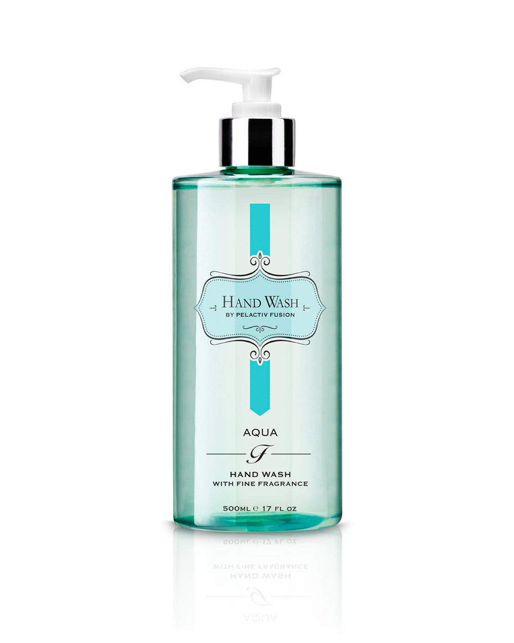 Fusion Aqua Hand Wash in a Clear Bottle