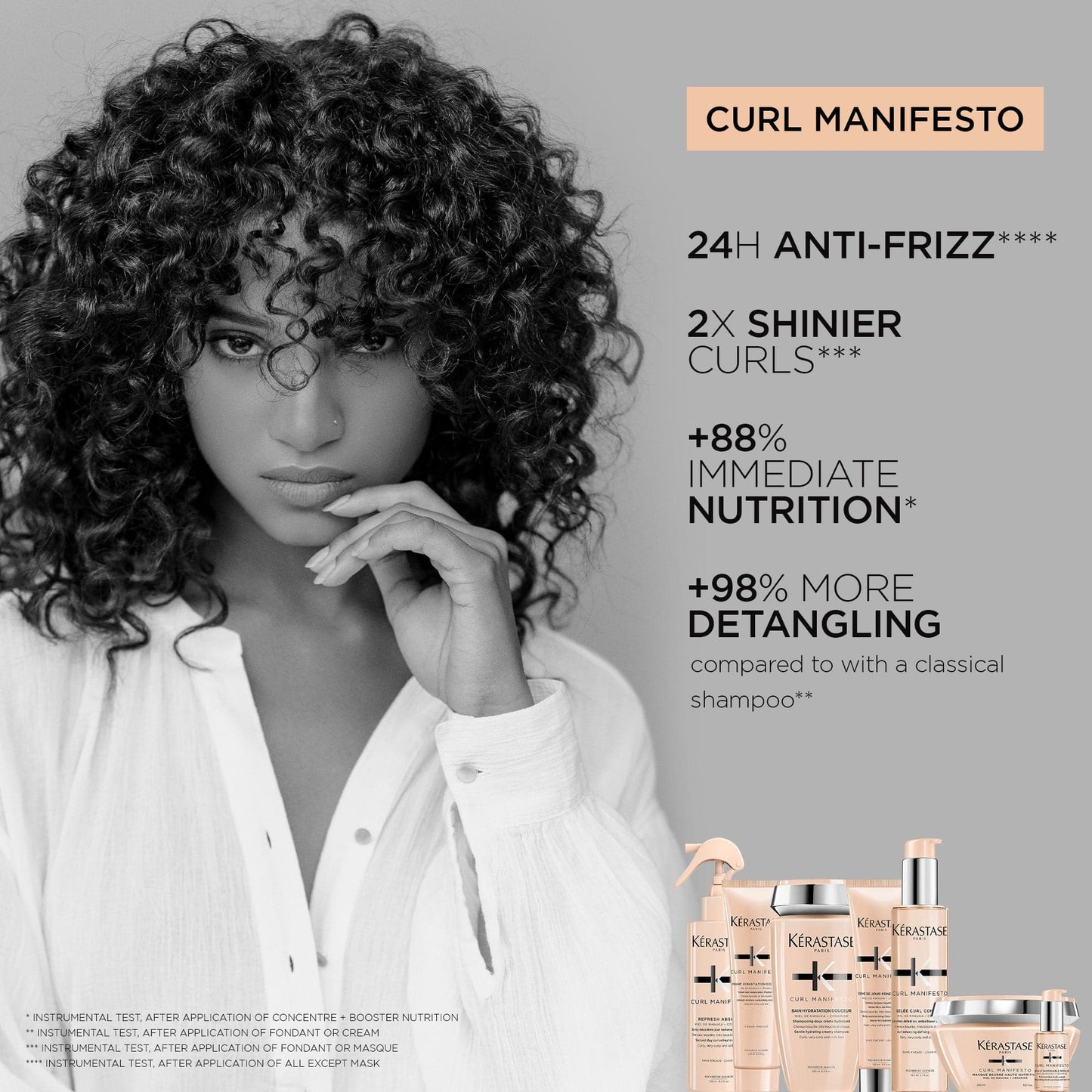 Kérastase Curl Manifesto Crème de Jour Anti-Frizz Cream for Curly Hair - 150ml