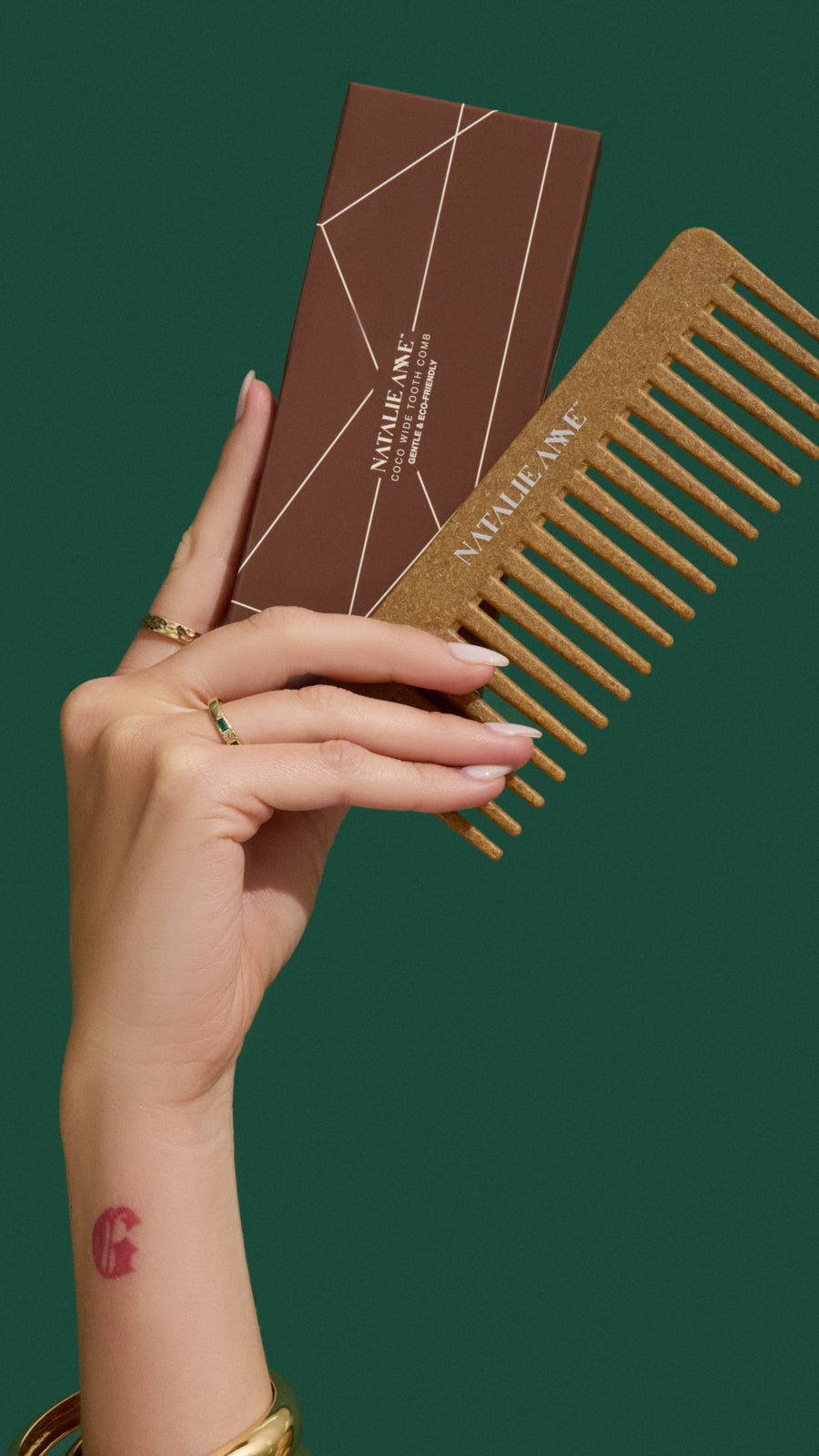 Natalie Anne Eco-friendly Wide Tooth Coco Comb