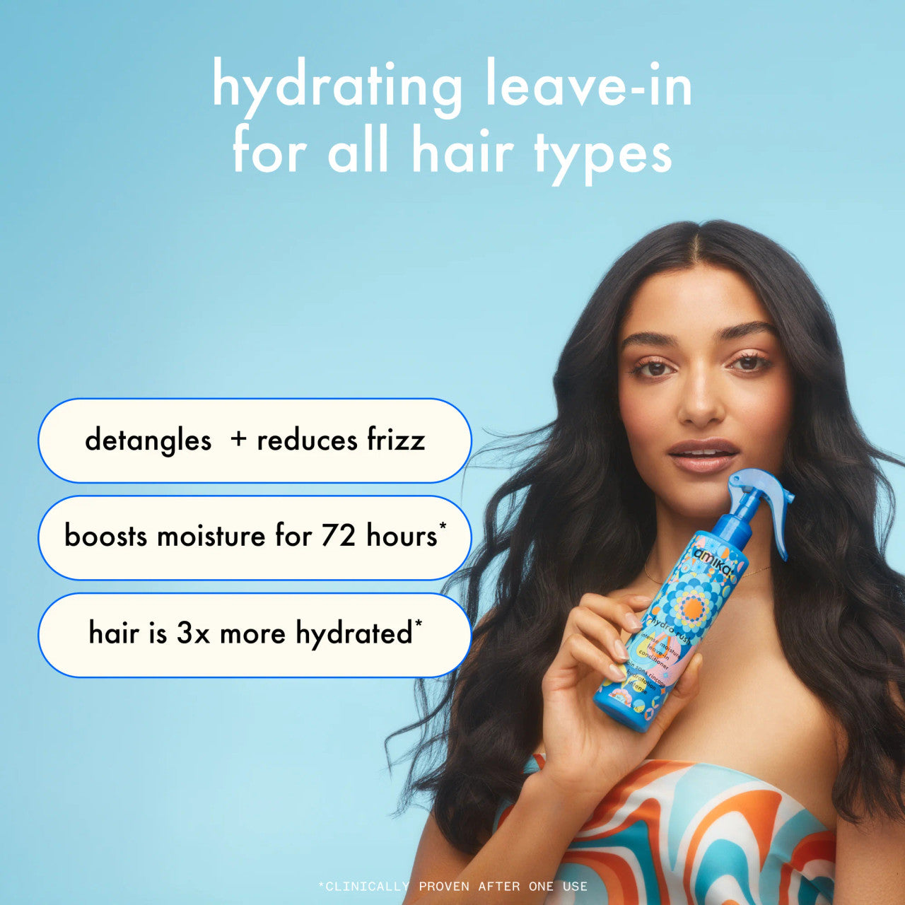 Amika Hydro Rush Intense Moisture Leave-in Conditioner 200ml