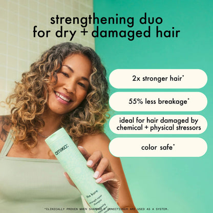 Amika The Kure Strength Repair Shampoo 275ml