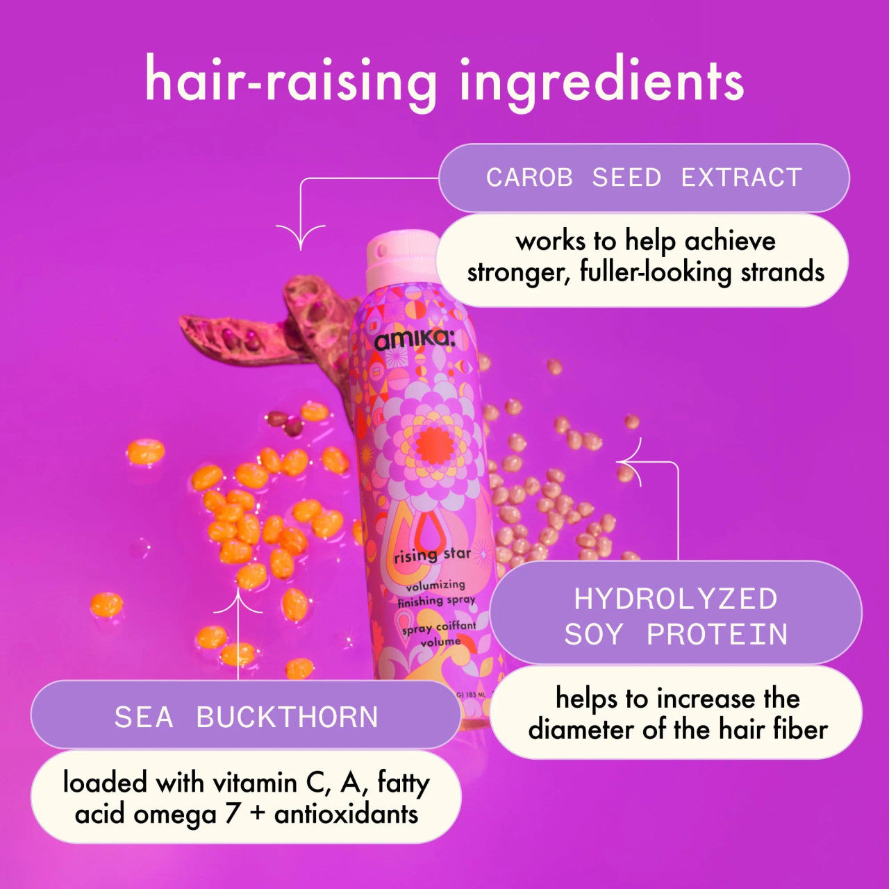Amika Rising Star Volumizing Finishing Spray 185ml