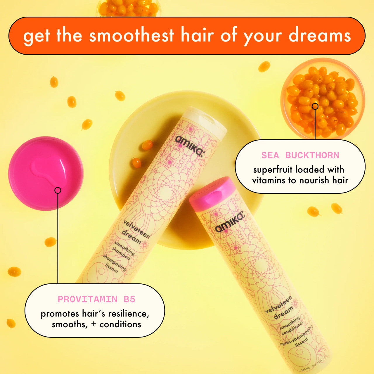 Amika Velveteen Dream Smoothing Conditioner 275ml
