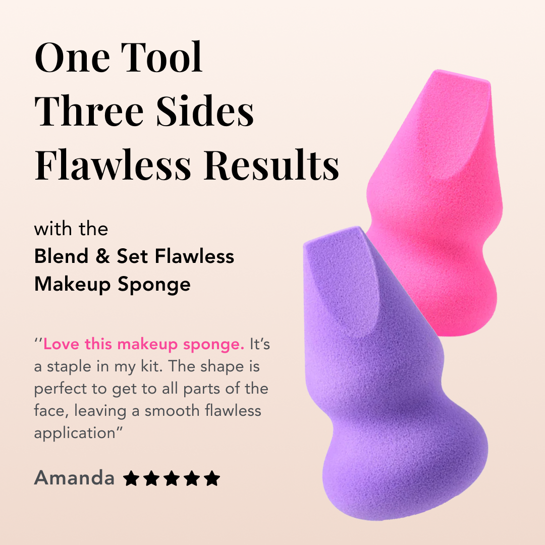 Melissa Sassine Purple Blend and Set Flawless Makeup Sponge - Original