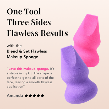 Melissa Sassine Purple Blend and Set Flawless Makeup Sponge - Original