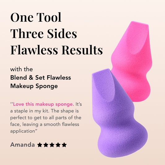 Melissa Sassine Purple Blend and Set Flawless Makeup Sponge - Original