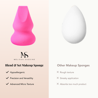Melissa Sassine Purple Blend and Set Flawless Makeup Sponge - Original