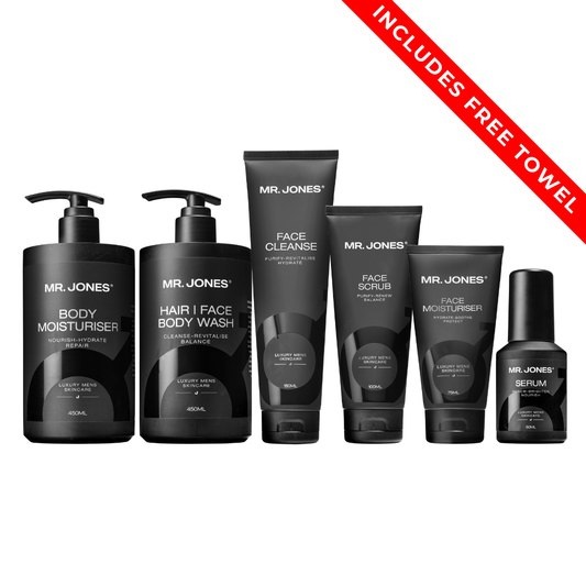 The Six Pack - Men's Complete Skincare Set - Mr Jones
