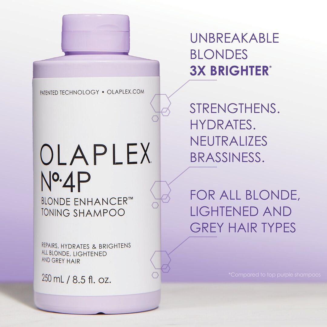 Olaplex No.4P Blonde Enhancing Toning Shampoo 250ml