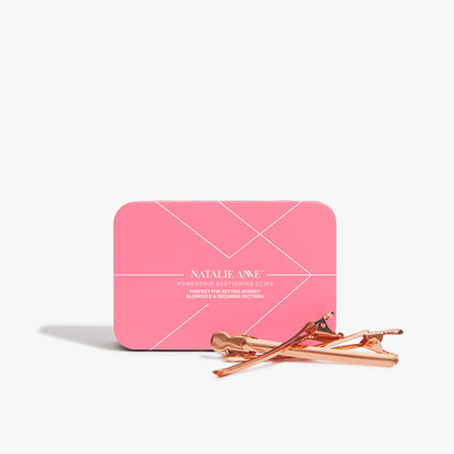 Natalie Anne Pink Ribbon PowerGrip Sectioning Clips