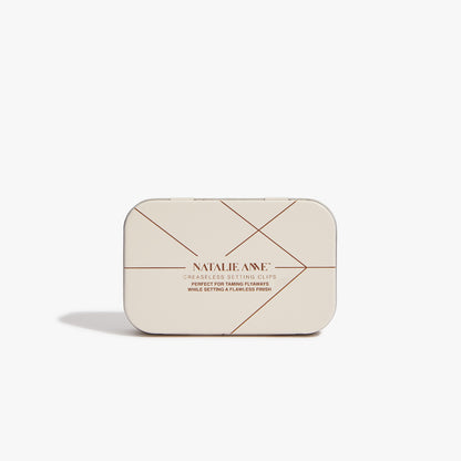 Natalie Anne Creaseless Setting Clips - Choc/Ivory
