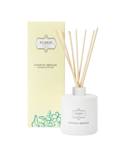 Fusion White Jar Coastal Breeze Fragrance Diffuser