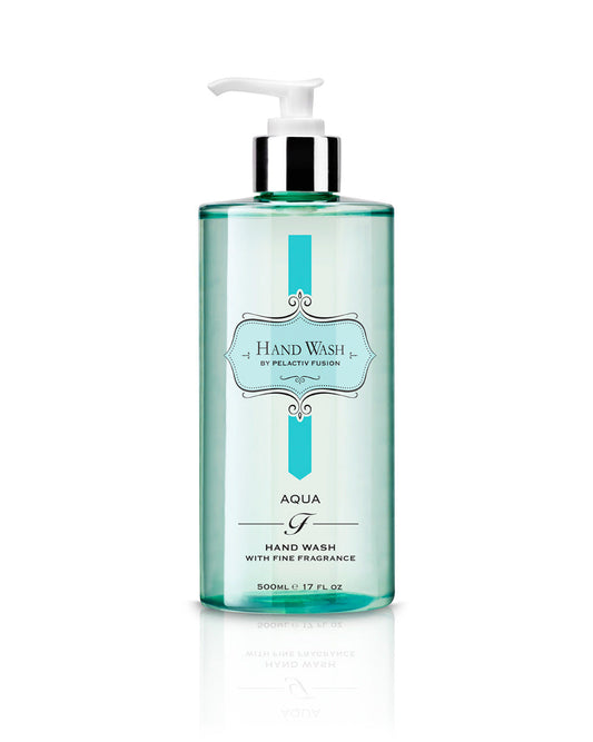 Fusion Aqua Hand Wash in a Clear Bottle