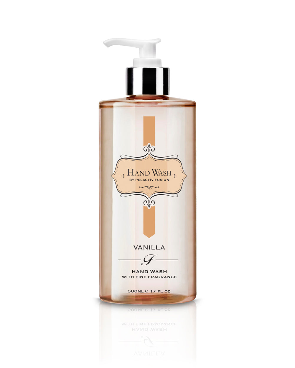 Fusion Vanilla Hand Wash in a Clear Bottle