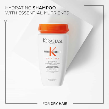 Kérastase Nutritive Bain Satin Hydrating Shampoo for Dry Hair - 250ml