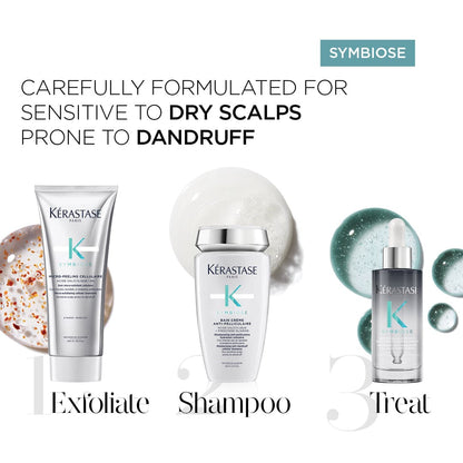Kérastase Symbiose Micro-Exfoliating Cellular Scalp Scrub for Dandruff Flakes - 200ml
