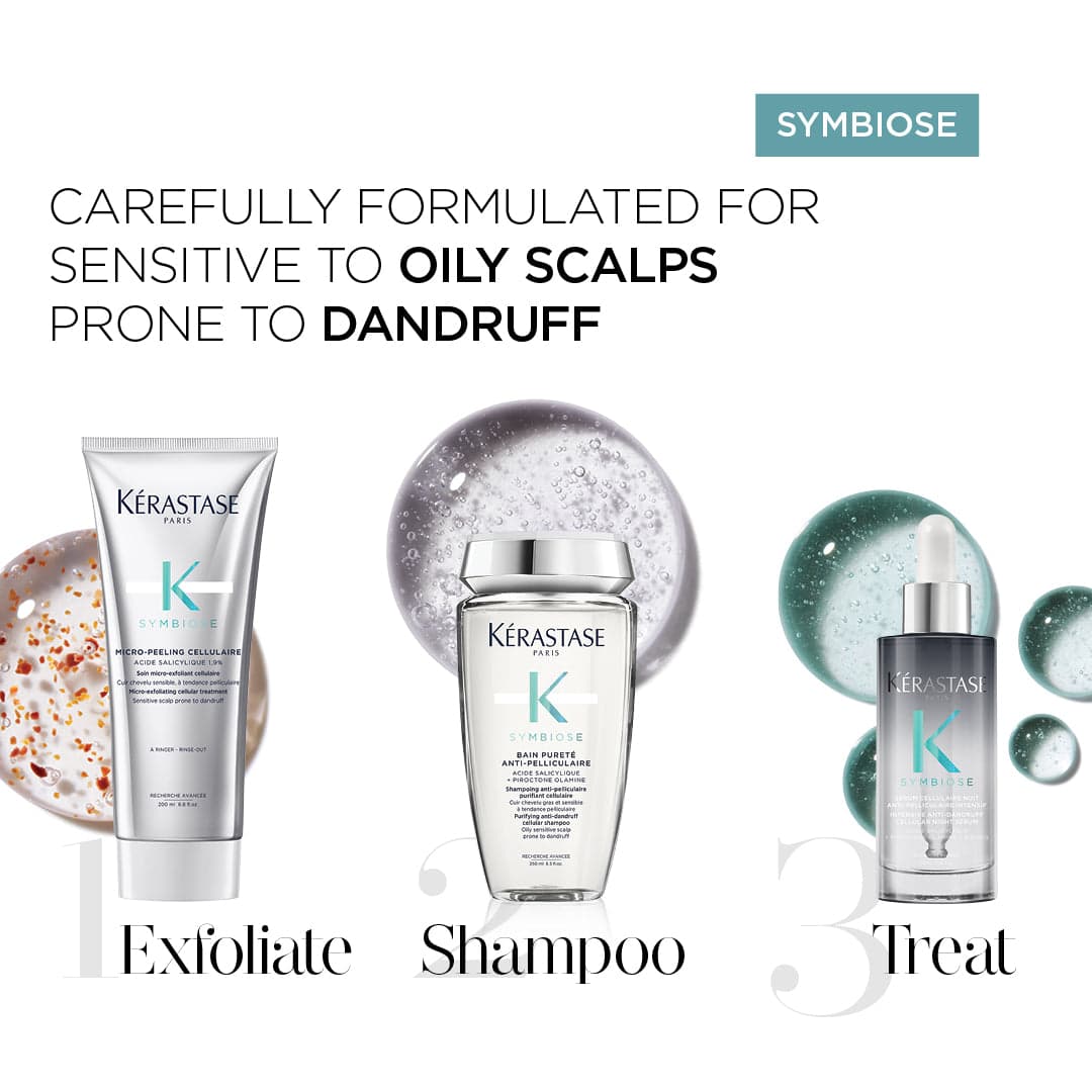 Kérastase Symbiose Pureté Anti-Dandruff Shampoo for Oily Scalp - 250ml