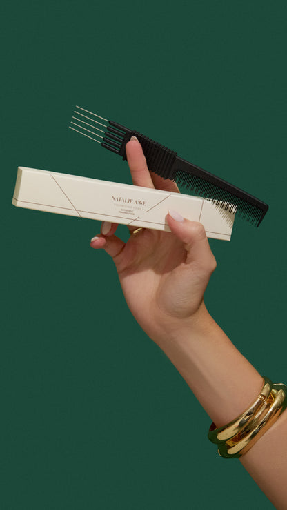 Natalie Anne Volumising Comb- Black