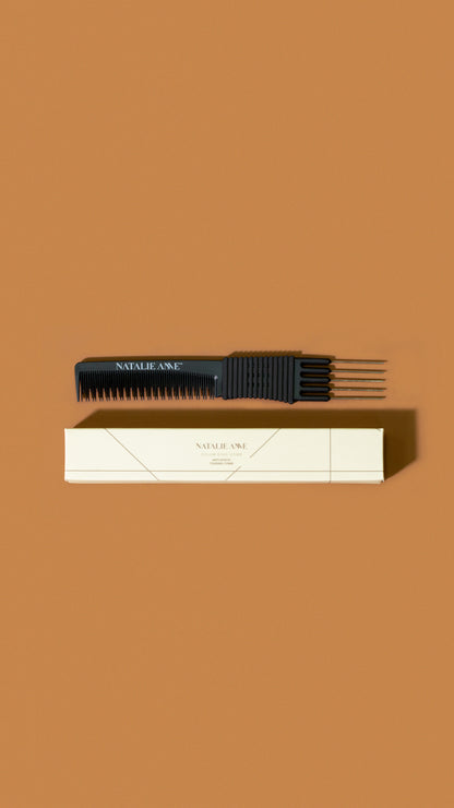Natalie Anne Volumising Comb- Black