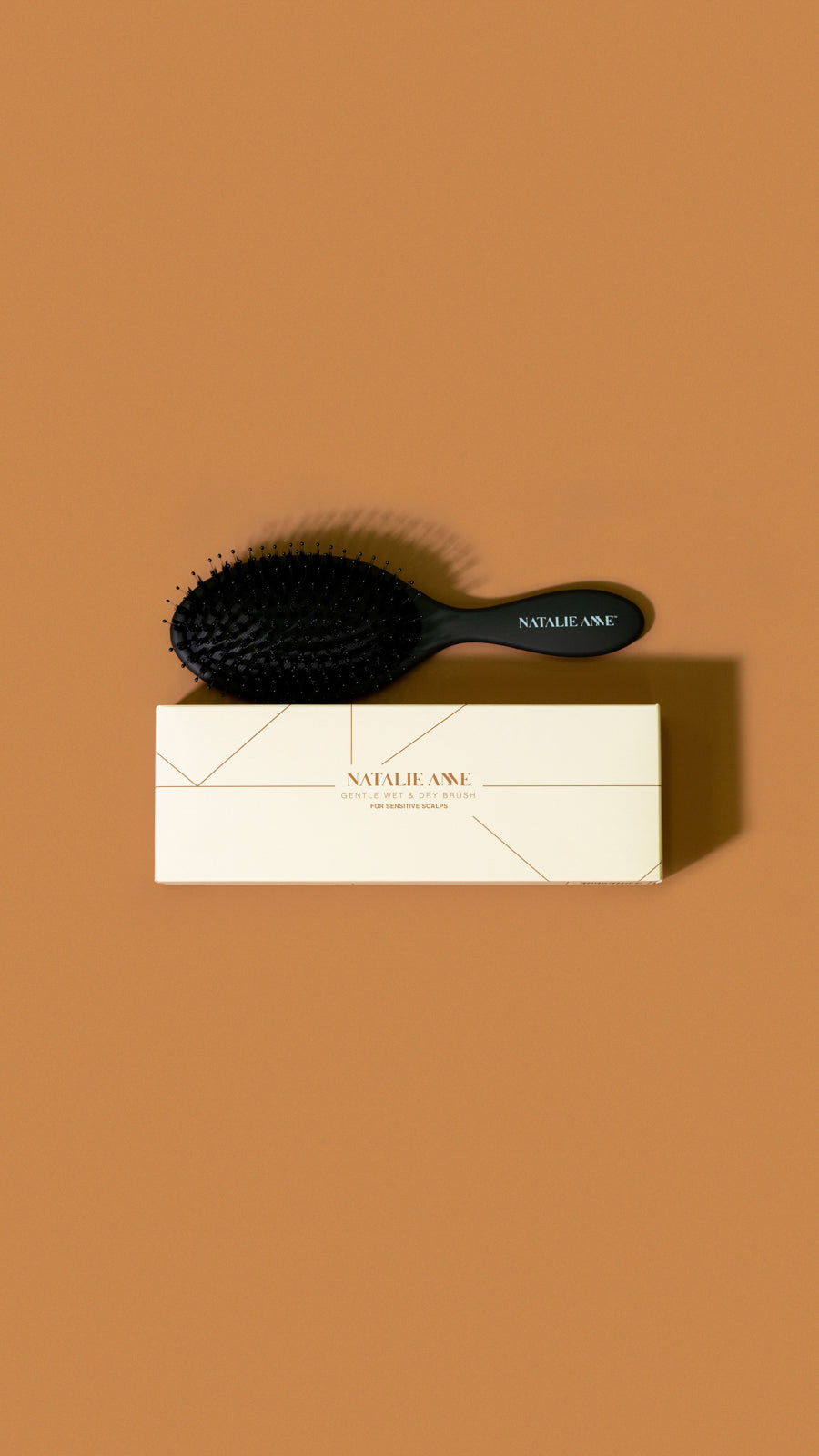 Natalie Anne Gentle Wet & Dry Brush - Black