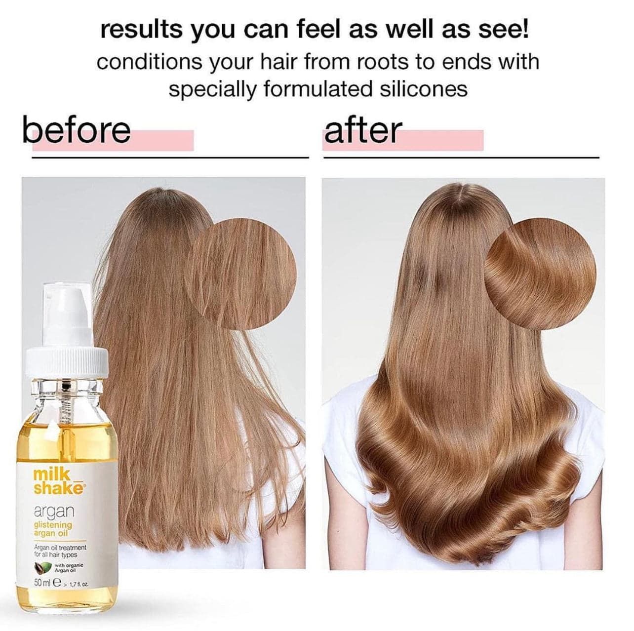 MILKSHAKE GLISTENING ARGAN OIL 50ML